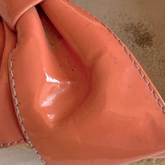 Valentino Pink Patent Leather Wedge 🎀 Bow Espadrilles with Original 📦 Shoe Box - Picture 16 of 16